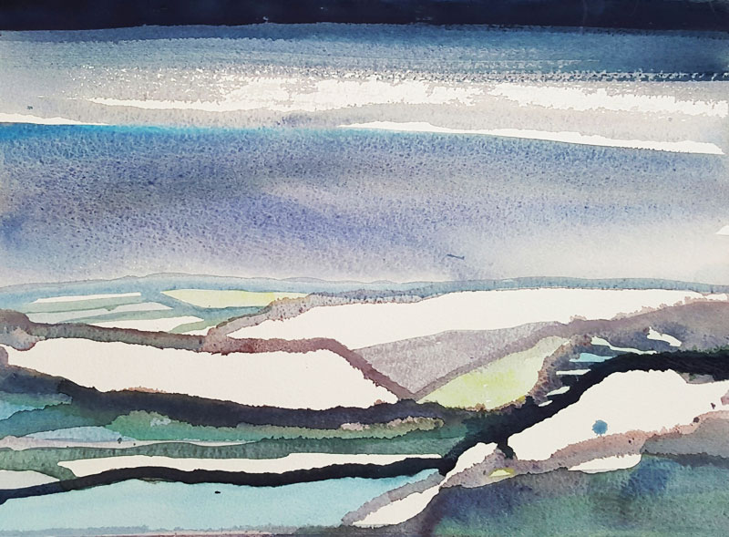 watercolor painting by April Lombardi