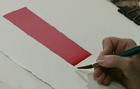 flat wash watercolor