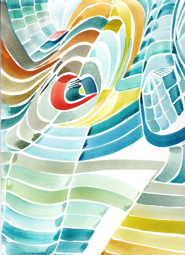 watercolor painting by April Lombardi